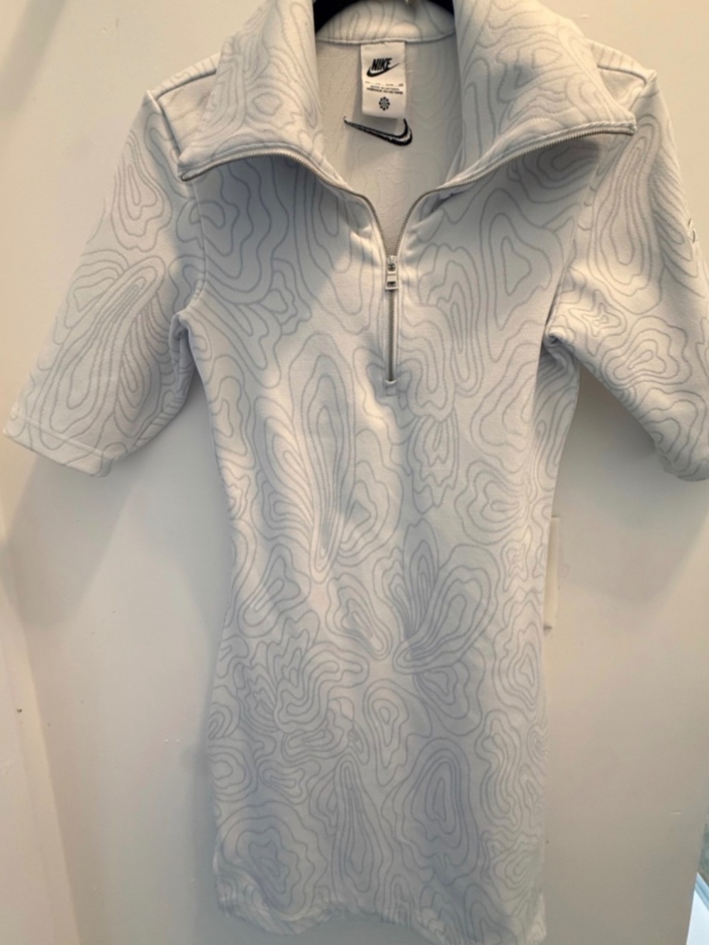 Nike x Serena Williams White Printed Tennis Golf Dress XS